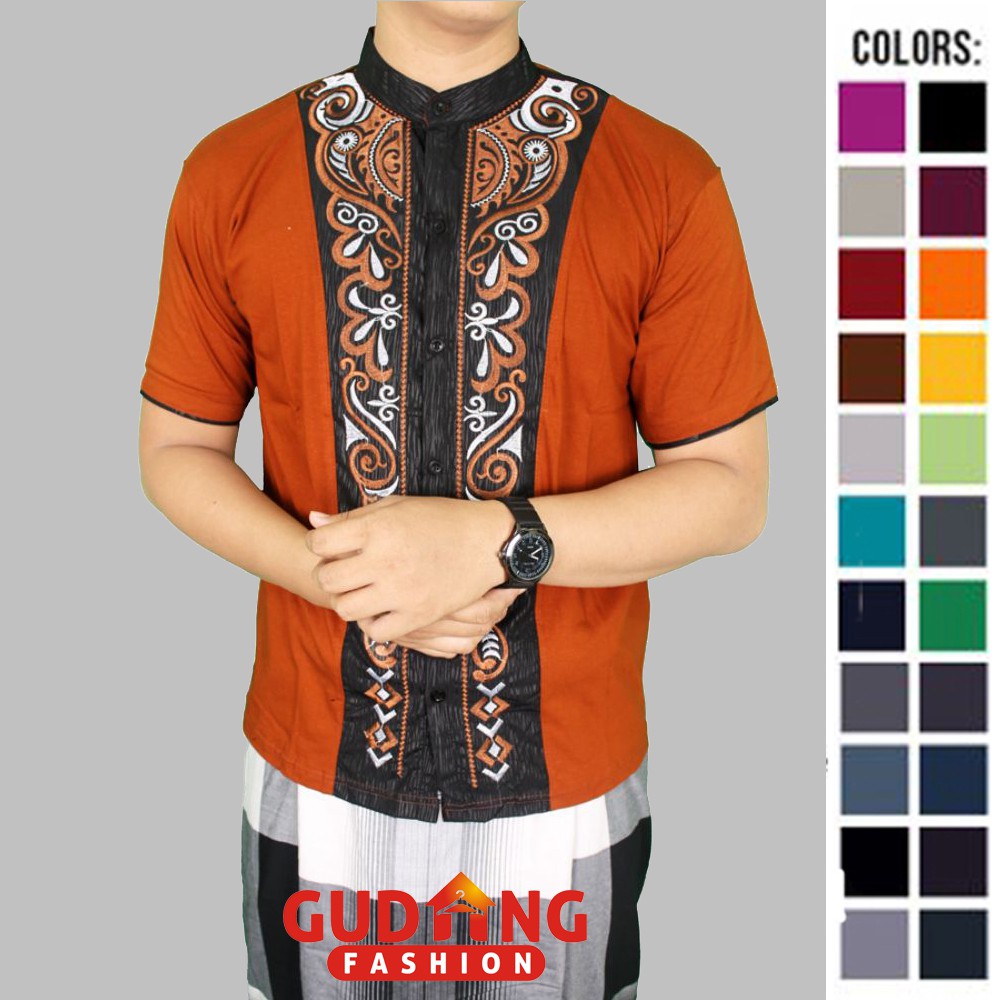 Baju Koko Gaul Lengan Pendek Katun - Banyak Pilihan Warna KKS (COMB)