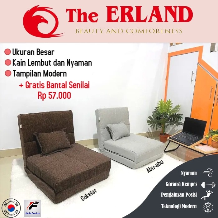 Sofa bed Lesehan / Kursi Lesehan Lipat / Kursi Minimalis The ERLAND