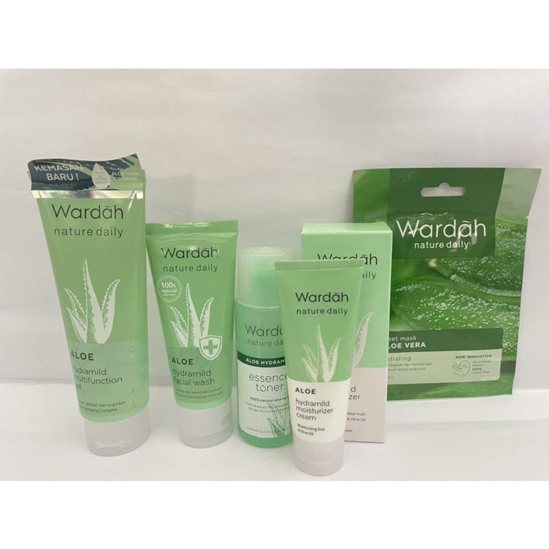 Wardah Paket Hemat Lengkap Aloevera || Wardah Paket Set Lengkap