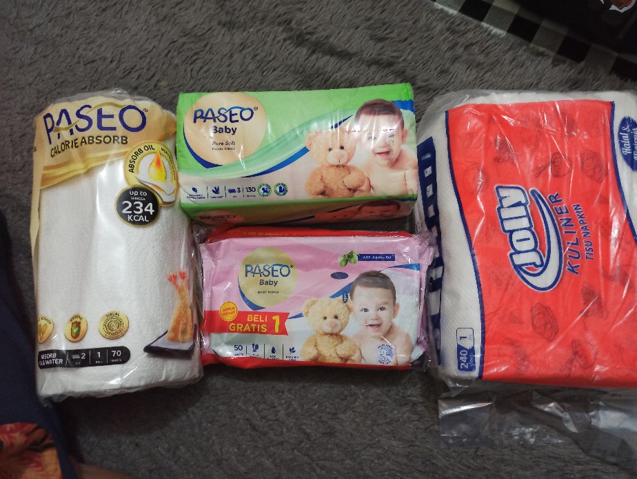 Tissue Paseo Dapur Kitchen Towel 3 Roll 70s