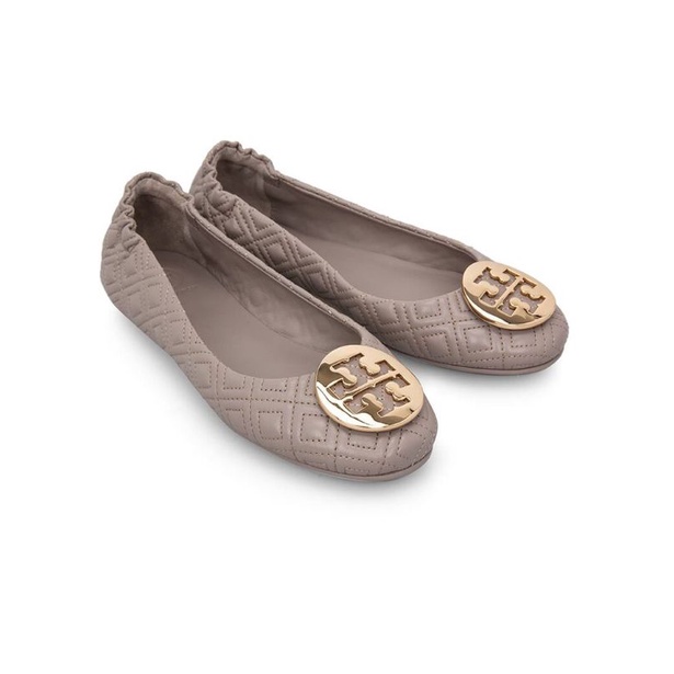 Tory Burch Minnie Travel Quilted Grey