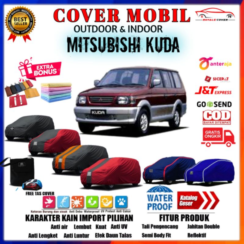 Body Cover Mobil Kuda, Sarung Mobil Mitsubishi Kuda 2001, 2002, 2003 / Selimut Bodi Mitsubishi Kuda