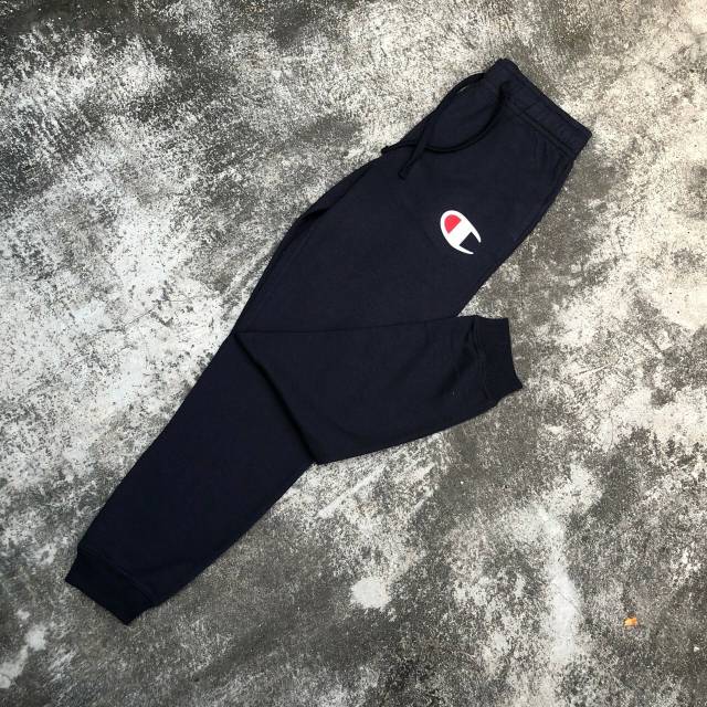 Jogger Pants Celana Panjang Champion Hitam