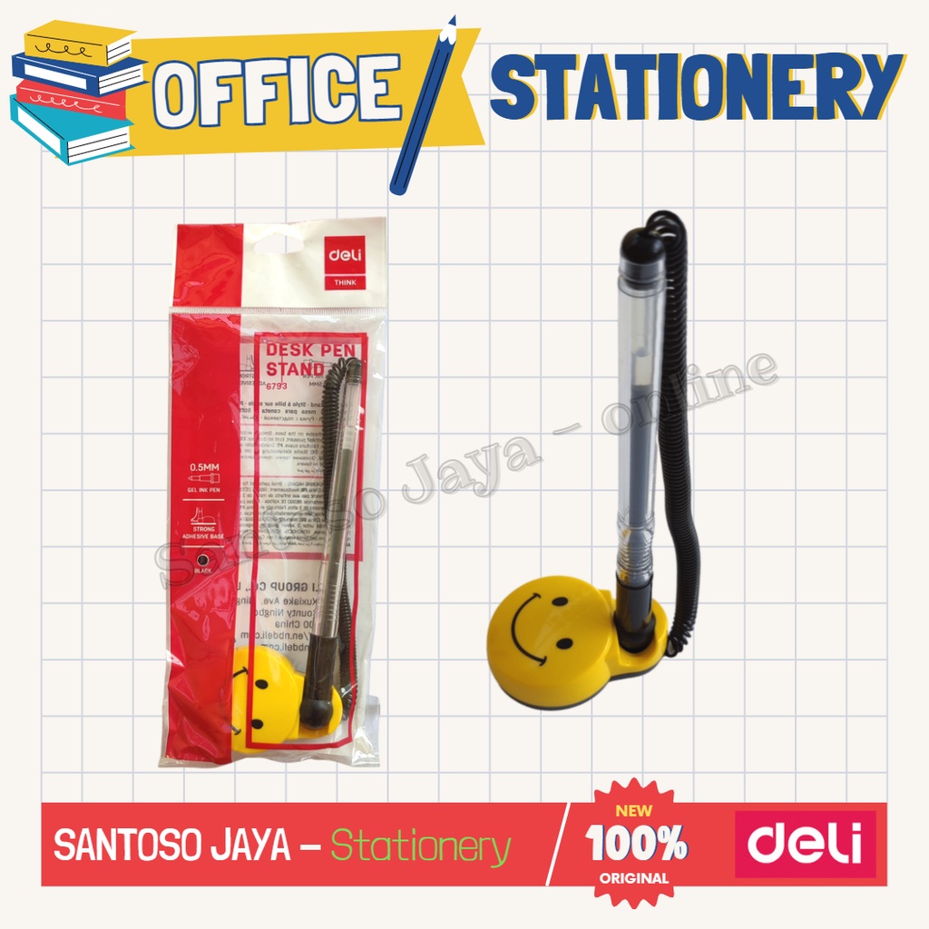 

Bolpen Meja - Pulpen DELI Desk Pen Stand - Ballpoint DELI 6793