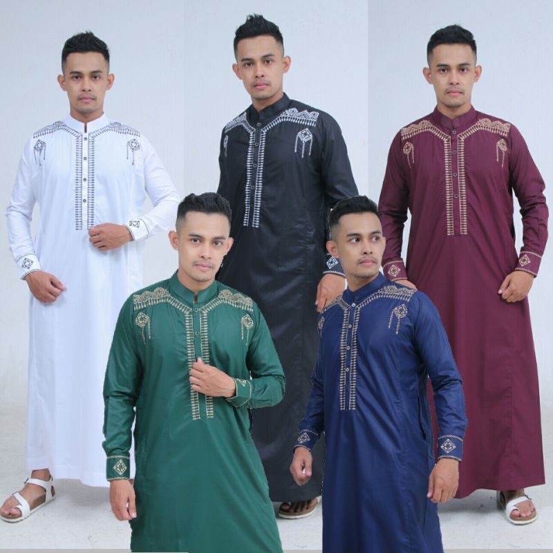 Gamis dewasa bordir jubah  al faan exclusive