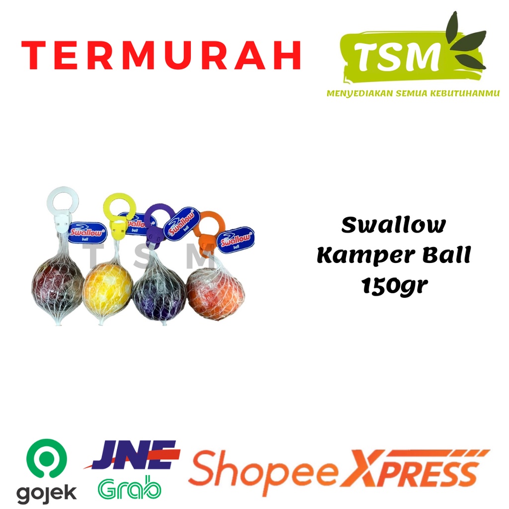 Swallow Kamper Gantung Swallow Ball Bola Jumbo Jaring 150gr