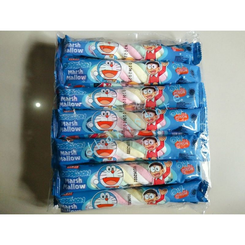 

Marshmallow Doraemon (1PACK isi 20pcs) /Marshmallow Twist Kepang Unicorn