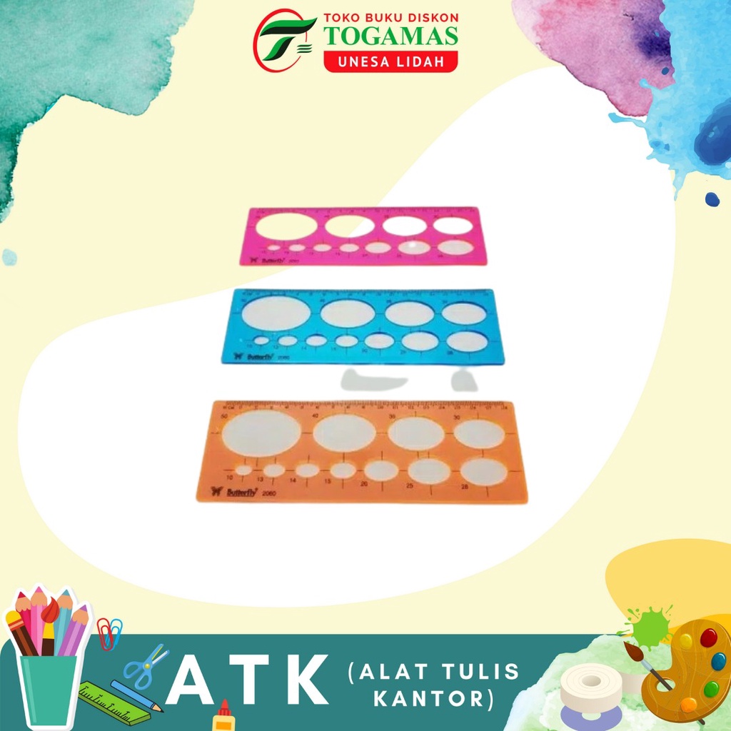 

PENGGARIS BT-2060 TEMPLATE BUTTERFLY / READY STOCK