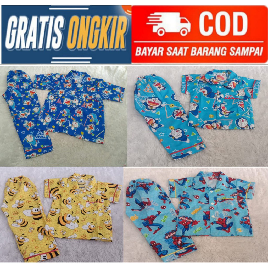 PIYAMA BAYI BAJU TIDUR BAYI SIZE 2 ESTIMASI 6 BULAN - 1 TAHUN