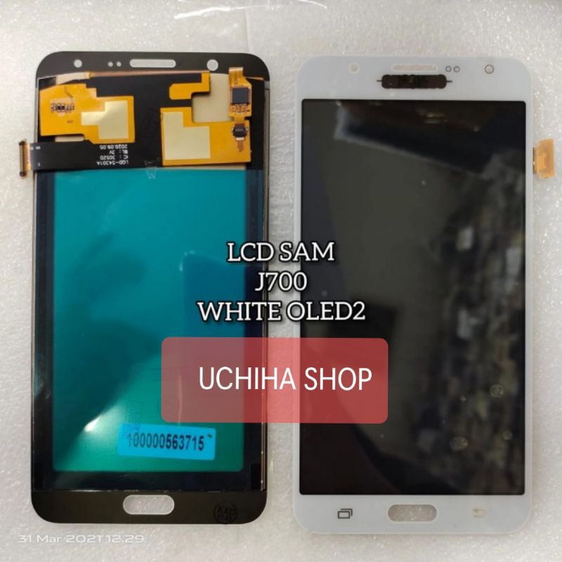 Lcd touchscreen fullset kaca layar lcd Samsung J700 J7 2015 incel Oled 2 Original