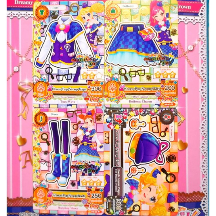 Kartu Aikatsu Indo Normal Set Asli Murah Season 2 Magical Toy Choco Pop Scoop Coord