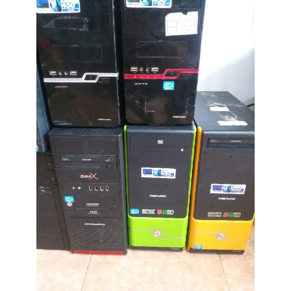 CPU + Monitor Core i3 Ram 4GB HDD250GB Plus Monitor 16 inci