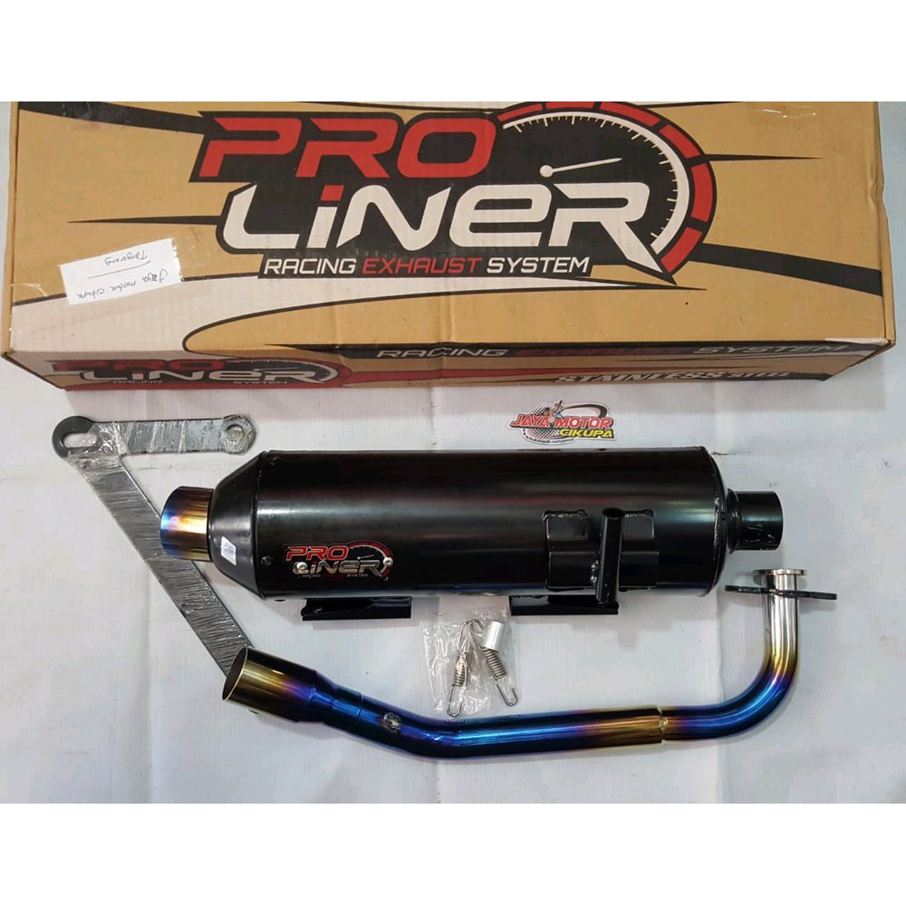 Knalpot Proliner Yamaha Mio M3 Soul Gt 125 model standar  bac 99