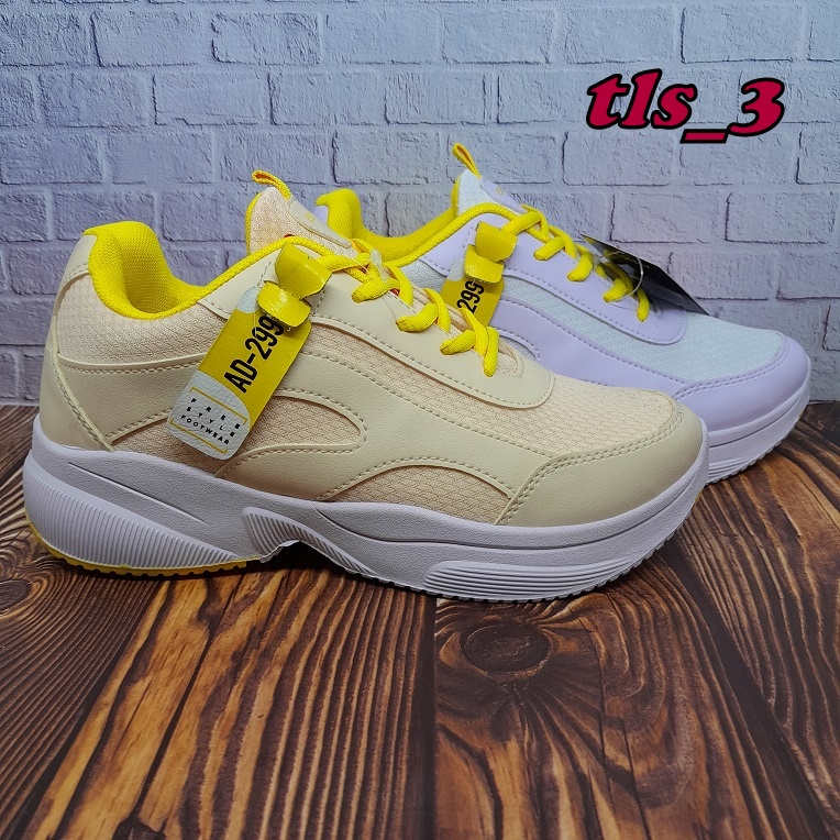 Sepatu Wanita Ando Xellia Ori 37-40 Sepatu Sneakers Wedges Cewek