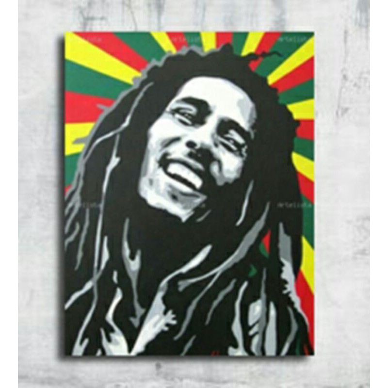 Poster Dinding Bob Marley Art