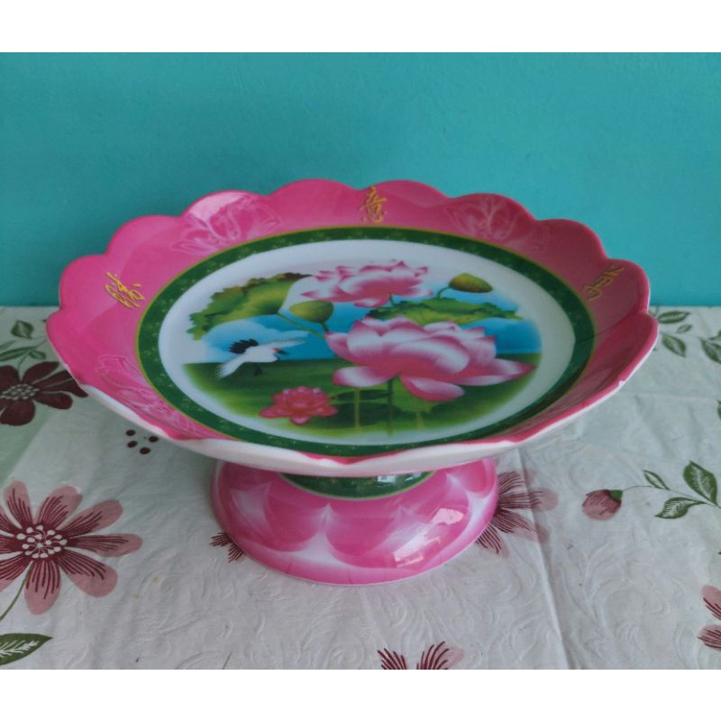 Piring buah / Kue / Permen Melamin Motif Set