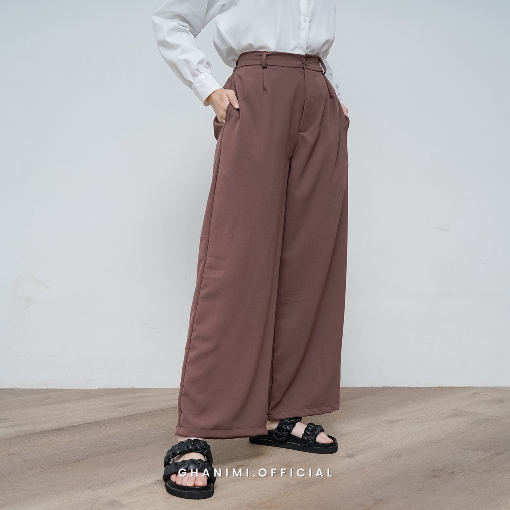 Ghanimi - Arula Pants / Celana Kulot Highwaist
