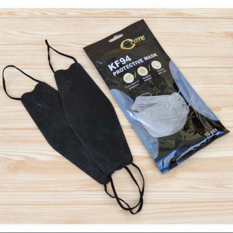 Masker KF94 C Care #Hitam isi 10pcs
