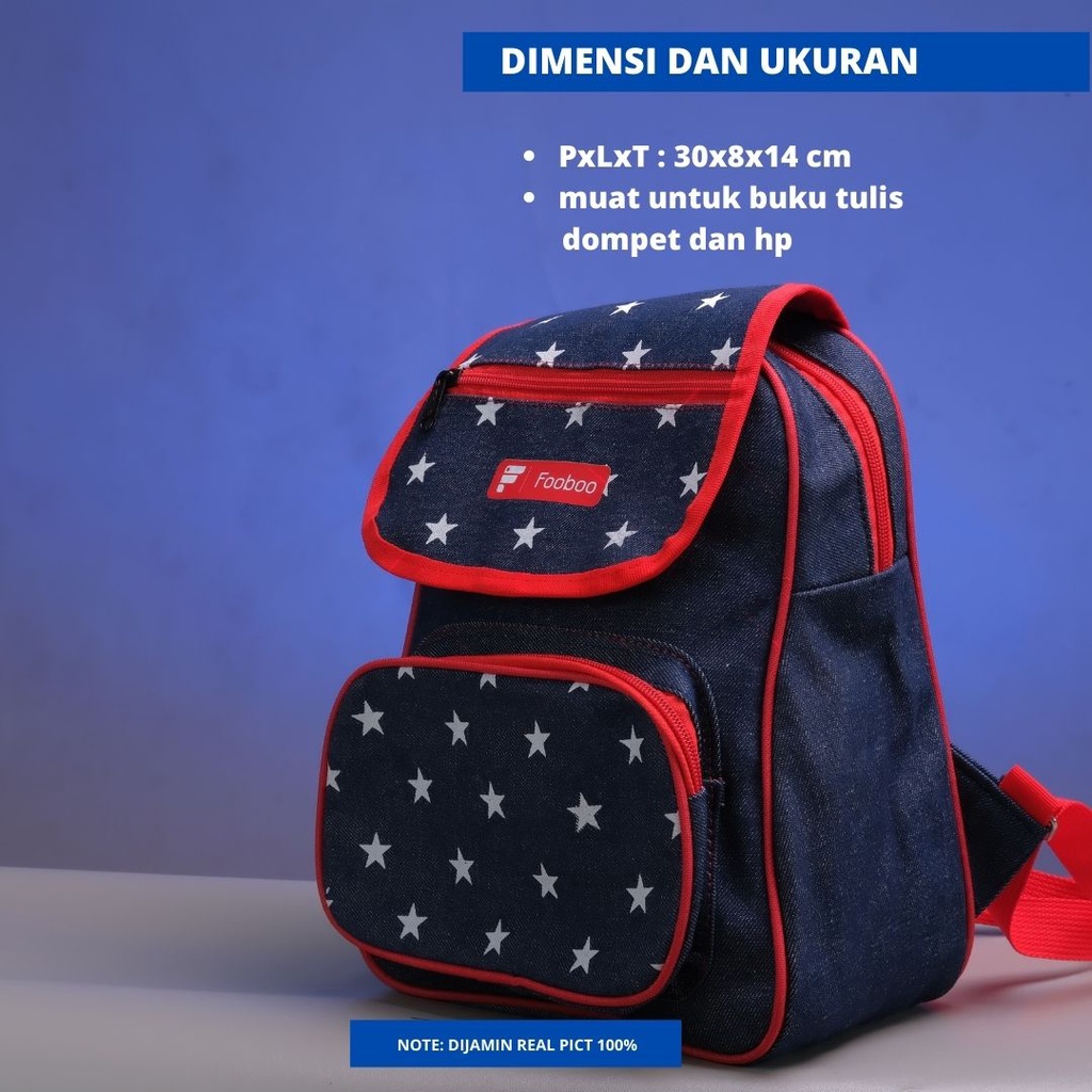 (SIAP KIRIM) TAS RANSEL WANITA STYLISH BACKPACK MURAH UKURAN MINI BAHAN JEANS