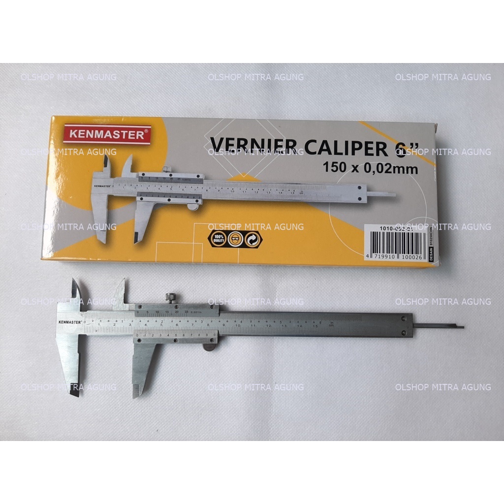 OLS Kenmaster Sigmat 6 Inch Vernier Caliper Besi Jangka Sorong