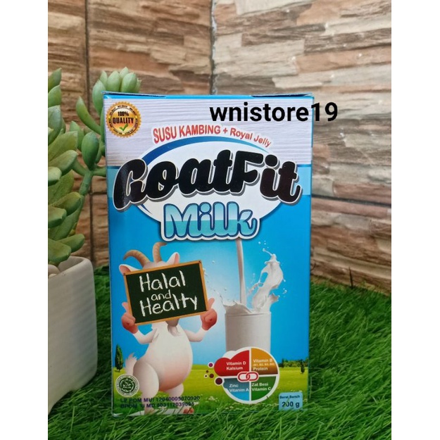 

SUSU KAMBING+ROYAL JELLY GOATFIT/ ETAWA PLUS ROYAL JELLY GOATFIT MILK