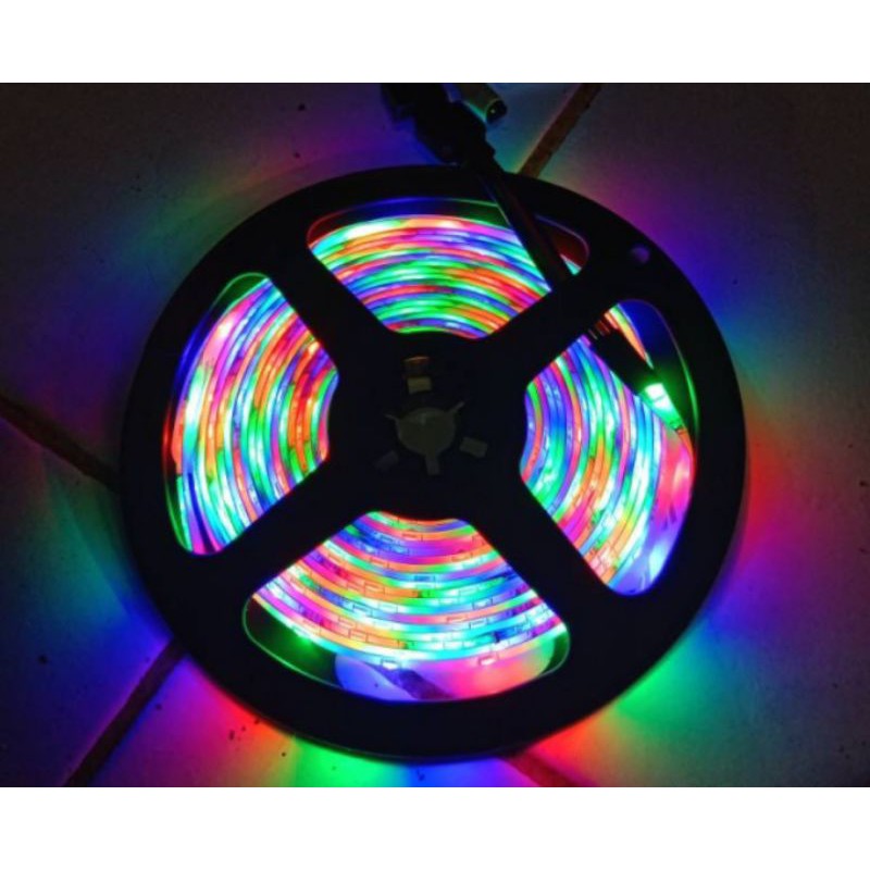 Lampu Led Strip RGB 3528 ip44 Panjang 5 M