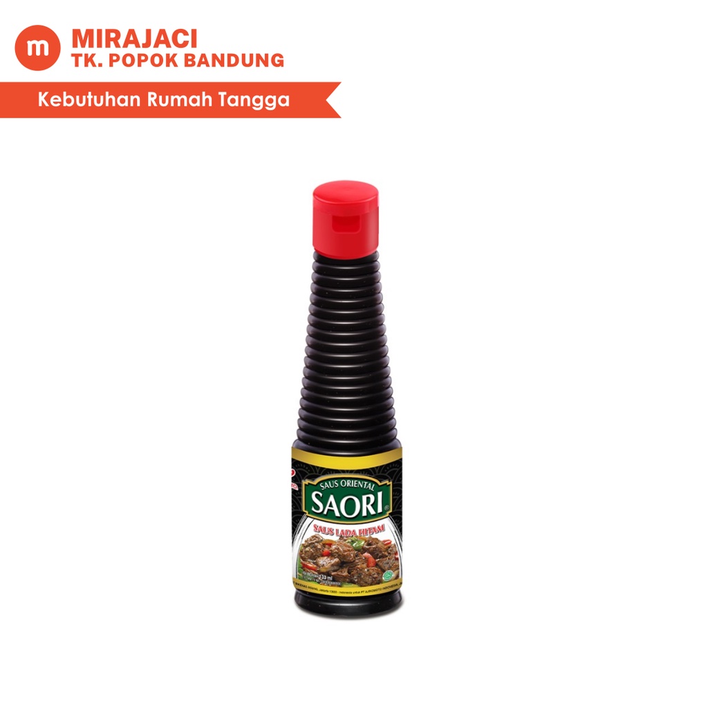 

Saori Saus Lada Hitam 133ml Saos Oriental Promo Murah Bandung