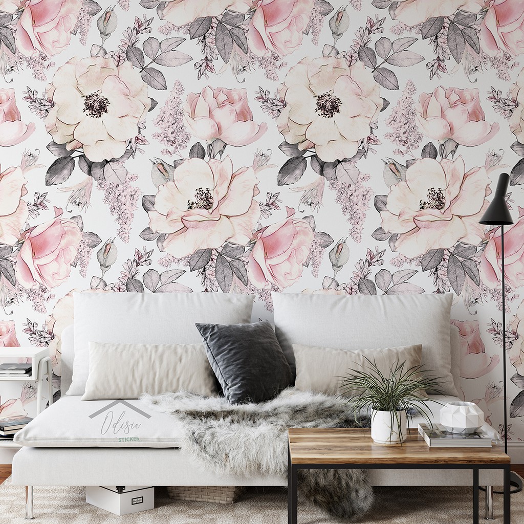 Wallmural by Odisie - PEONY