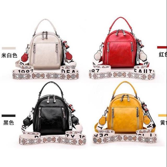 

Kode : ELJ 6023 IDR: 162 rb Bahan: Kulit PU Ukuran:23 x 20 x 9 cm Warna: Black, Red, Beige, Yellow
