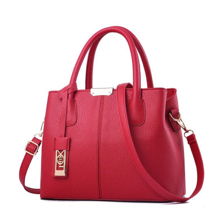 JTF 16191 (RED) RISCE TAS HAND BAG IMPORT WANITA CEWEK PEREMPUAN JAKARTA BATAM