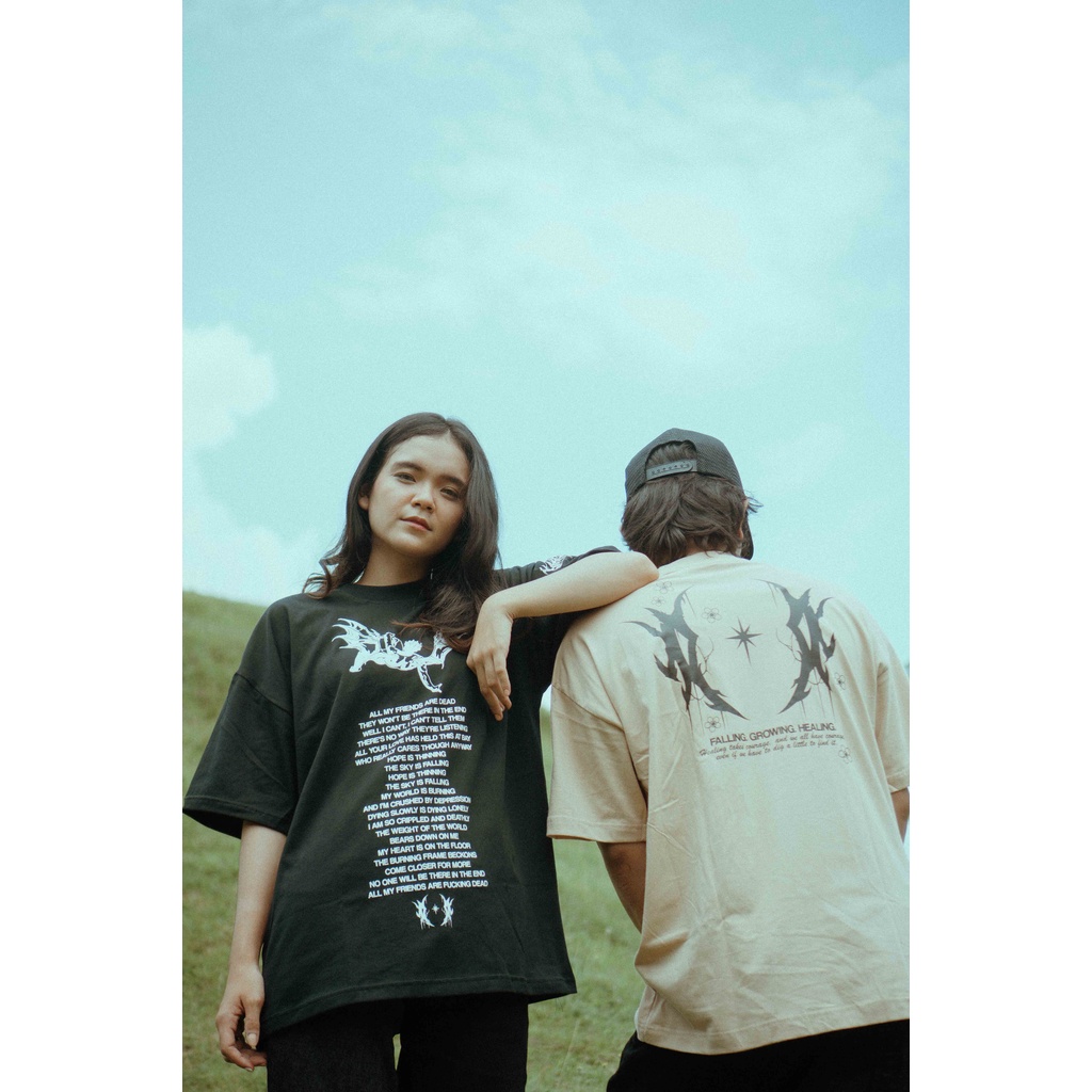 OVERSIZED T-SHIRT | FAITH | BLACK | YIKESALLDAY