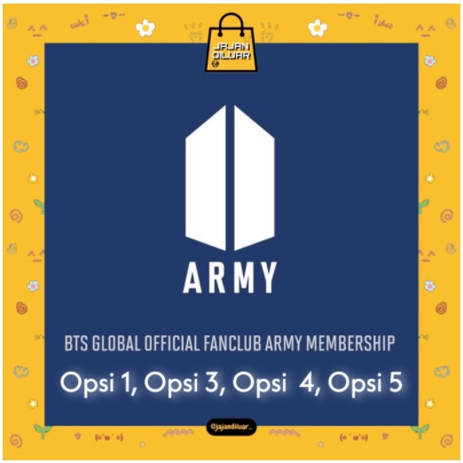 [PELUNASAN] [MEMBERSHIP] BTS Global Official Fanclub ARMY Membership (1)