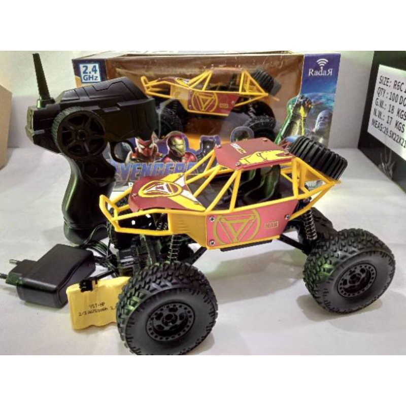 2.4 Ghz Mobil Remot Control Offroad Rock Crawler Offroad Avenger Body Alloy