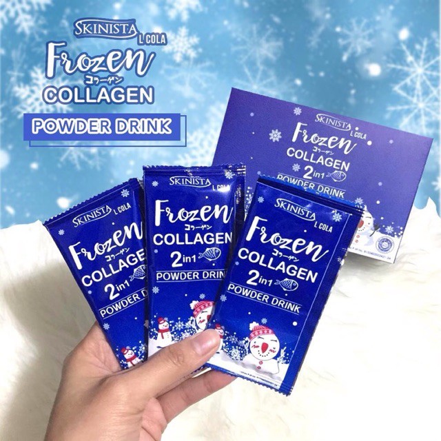 [Sachet]Frozen Collagen Bpom / Frozen Collagen 2In1 Skinista Bpom