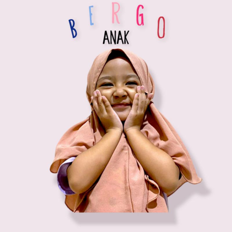 Bergo Anak Bergo Maryam Hijab Anak Instan