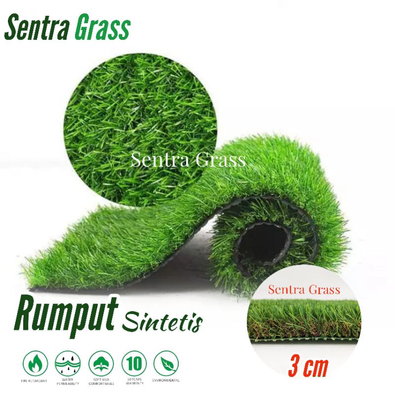 Rumput Sintetis 25*100 cm - Karpet Rumput Sintetis Meteran - Artificial Grass
