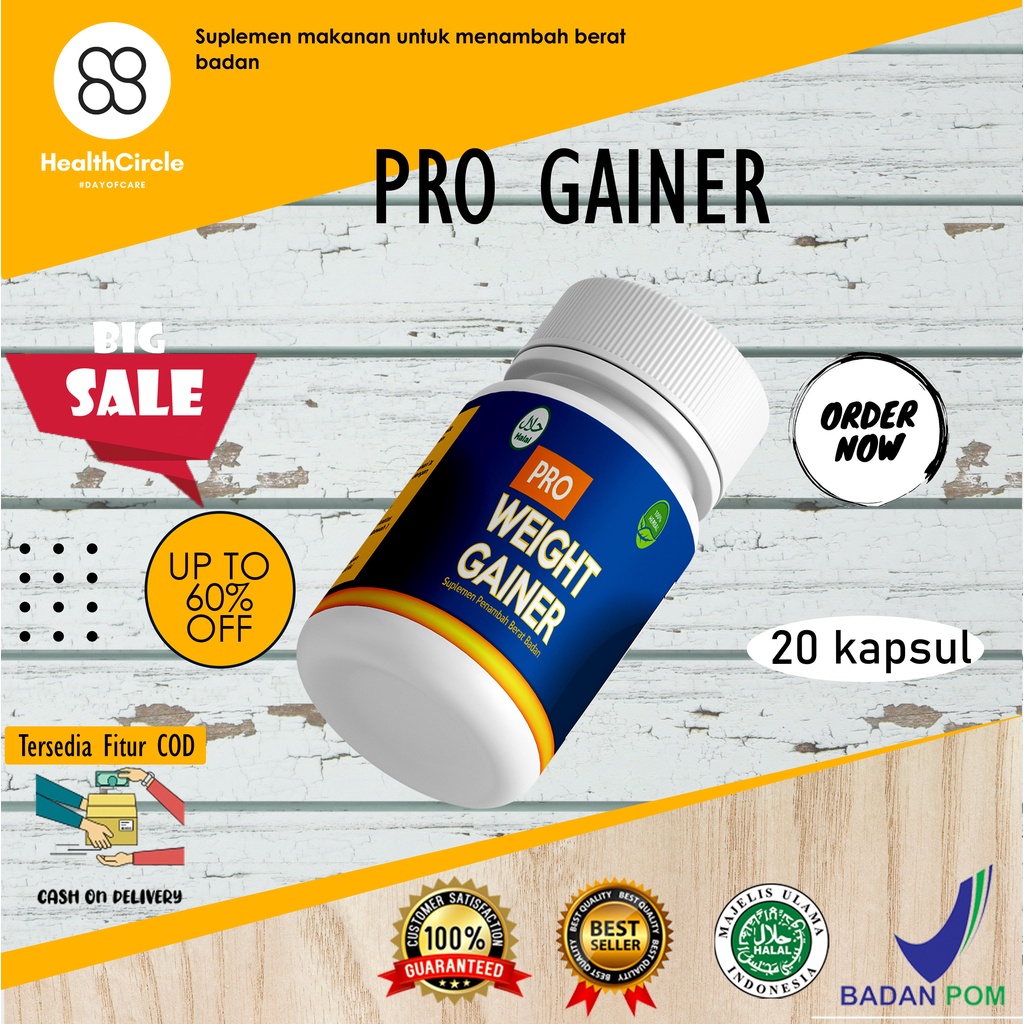 PRO GAINER - Penambah Berat Terbaik / penambah berat badan pria / penambah berat badan wanita