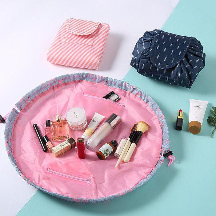 Langsung Beliii 754OT Tas kosmetik serut lazy makeup Langsung Beliii 754OT Tas kosmetik serut lazy makeup