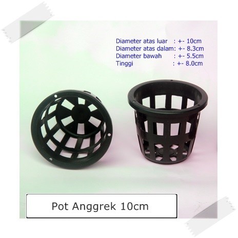 Pot Bunga Anggrek / Pot Anggrek Orchid 10cm | Jual Pot Plastik Orchid 10 Cm Grosir Murah