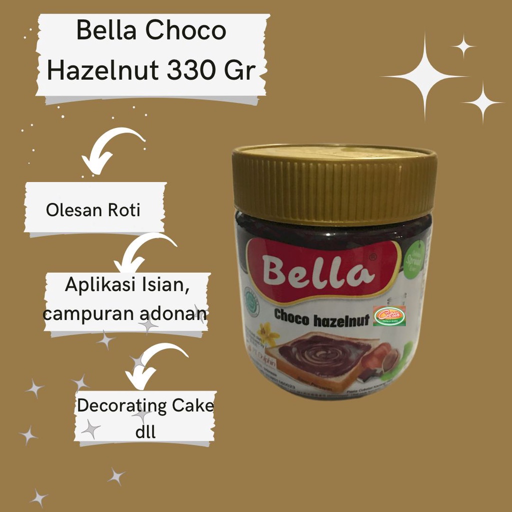 

Bella Choco Hazelnut 330g (Untuk olesan)