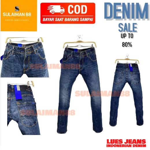 Celana Jeans Pria / Celana Jeans / Celana Jeans Panjang Pria / Celana Jeans Panjang / JEANS LUES &CO