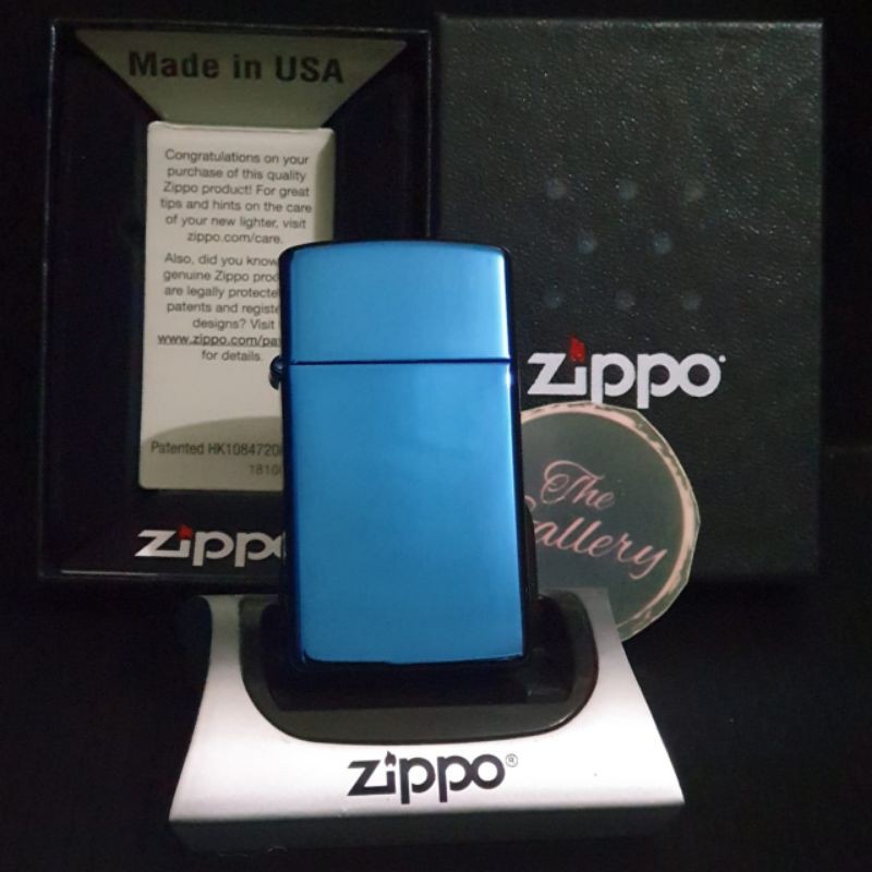 20494 ORIGINAL ZIPPO SLIM SAPPHIRE