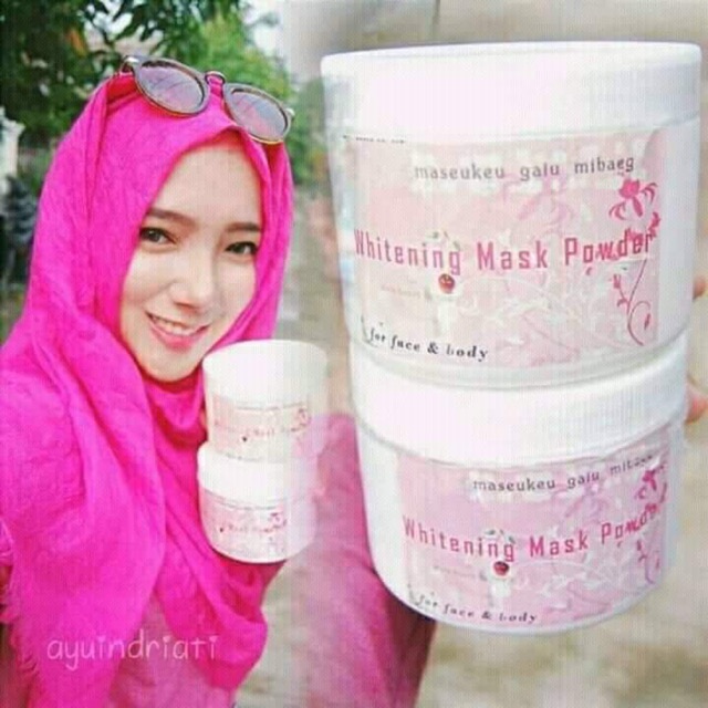 WMP ORI 100%  ( whitening mask powder )