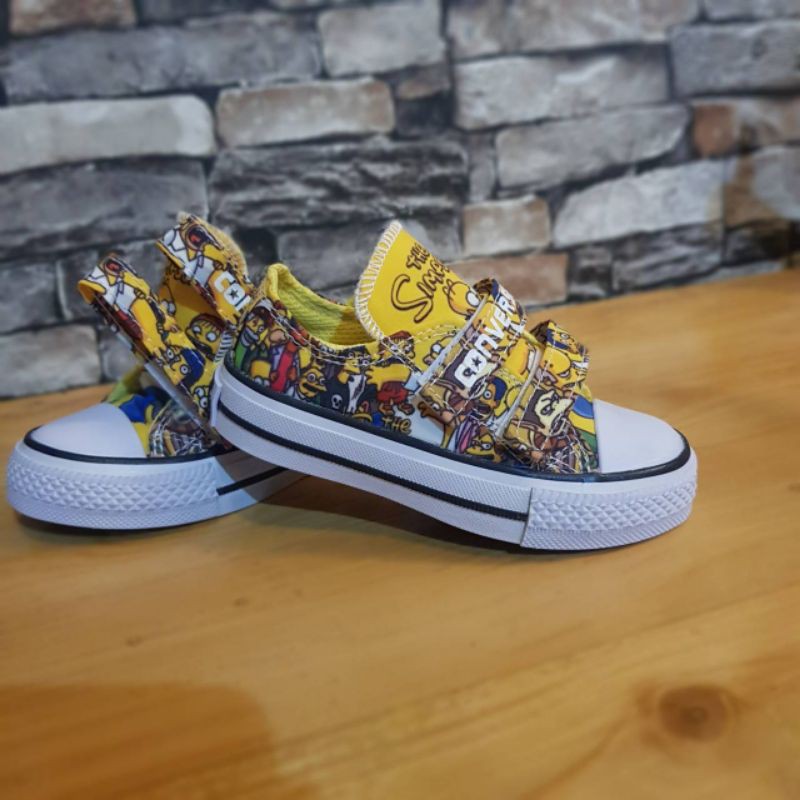 SEPATU ANAK THE SIMPSON PREMIUM QUALITY CONVERSE ANAK THE SIMPSON