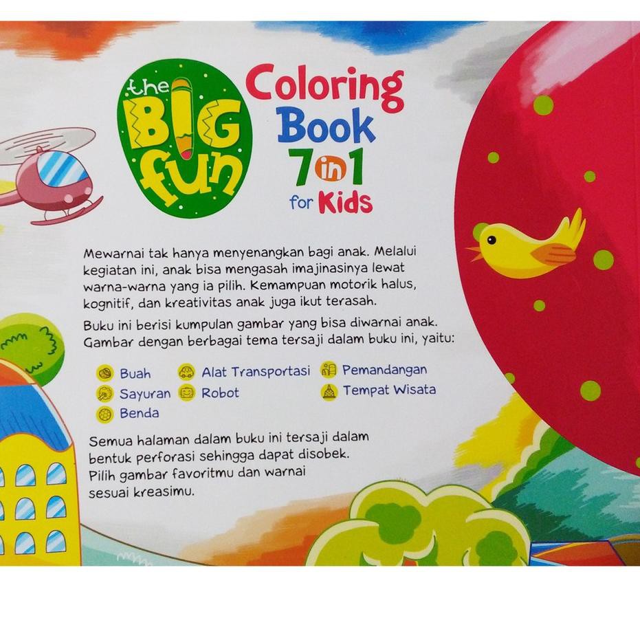 Paling Cepat Habis Buku Anak Tk Paud Balita Coloring Book 7 In