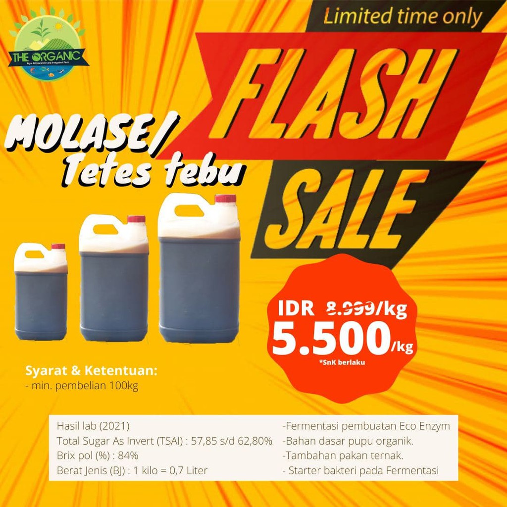 

INSTANT MOLASE / TETES TEBU MURNI (KHUSUS GOSEND/GRAB EXPRESS/SHOPEE INSTANT)