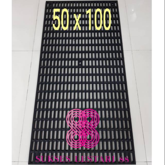 Keset Karpet Karet Anti Slip 50 x 100 - Slimmer Mat