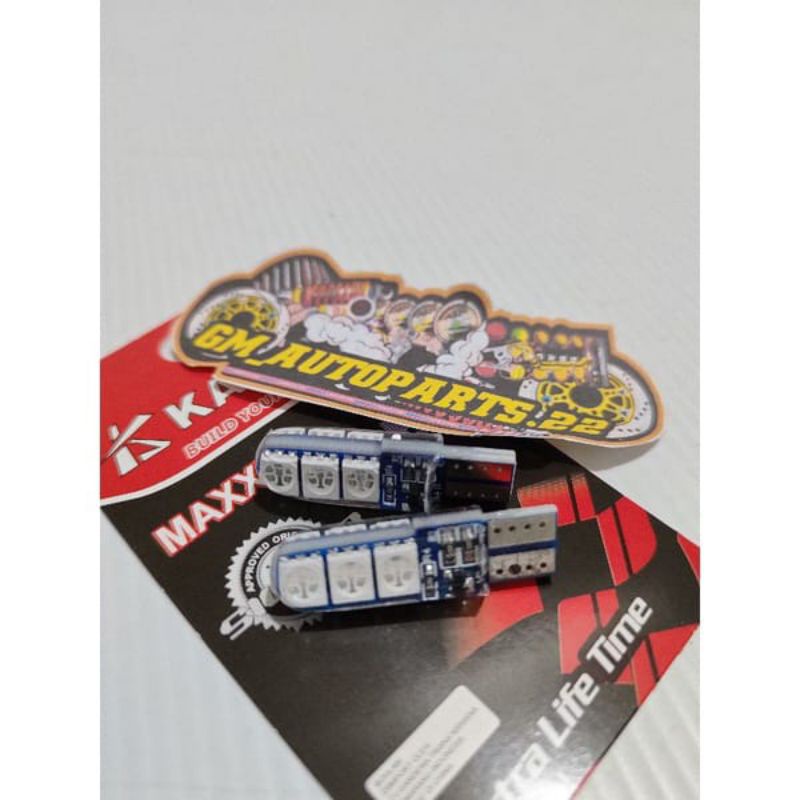 bohlam sein sen colok riting lampu senja malam T10 jelly flash kedip model pesawat Aerox new