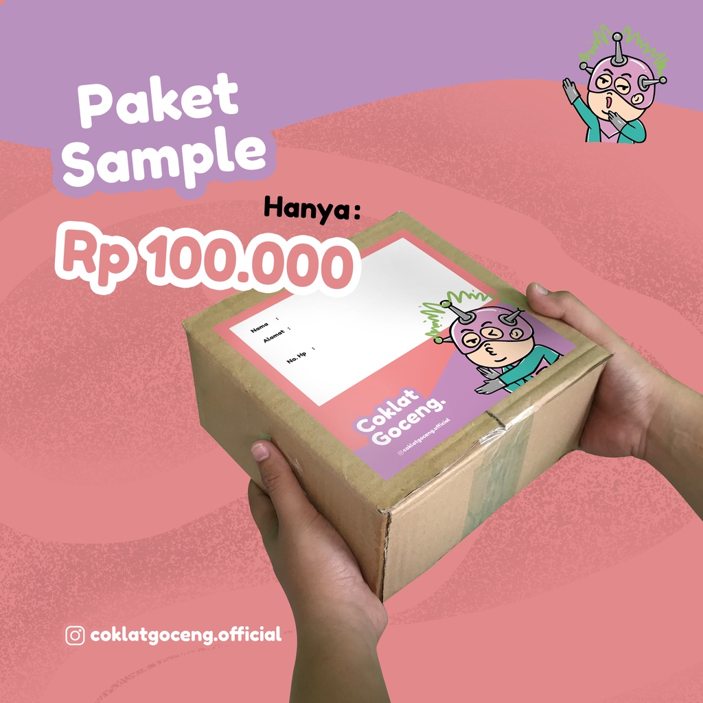

Paket Sample / Tester Paket Usaha Coklat Goceng