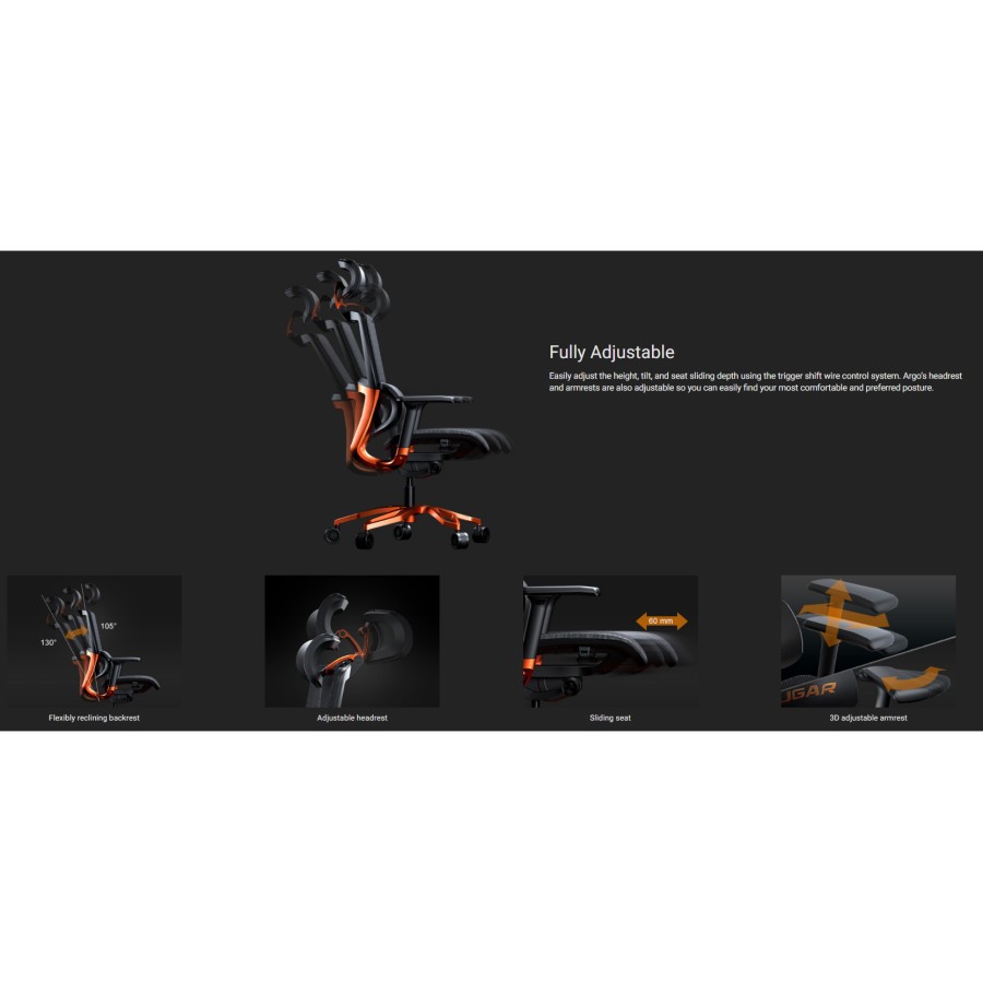 GAMING CHAIR ARGO (ERGONOMIC GAMING CHAIR)